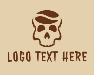 Skull Coffee Bean  Logo