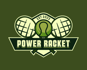 Racket - Tennis Sports Team logo design