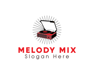 Album - Vinyl Record Player logo design