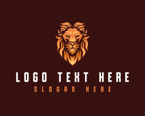 Veterinarian - Lion Safari Predator logo design