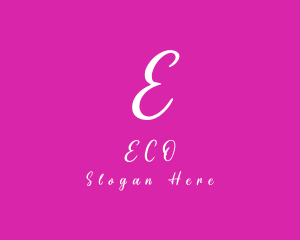 Handwritten Feminine Cosmetics Boutique  Logo