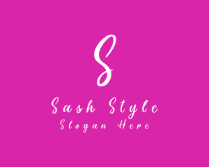 Handwritten Feminine Cosmetics Boutique  logo design