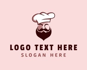 Chef - Restaurant Chef Beard logo design