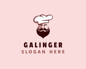 Restaurant Chef Beard Logo