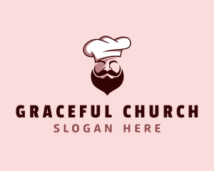 Restaurant Chef Beard Logo