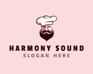 Restaurant Chef Beard Logo