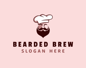 Restaurant Chef Beard logo design