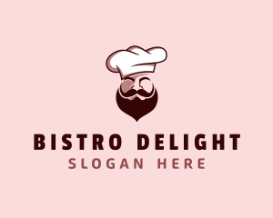 Restaurant Chef Beard logo design