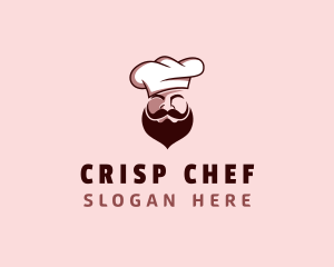 Restaurant Chef Beard logo design