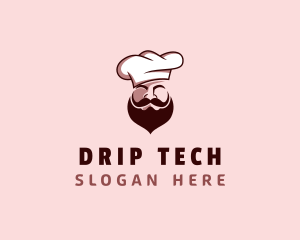 Restaurant Chef Beard logo design