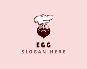 Restaurant Chef Beard logo design