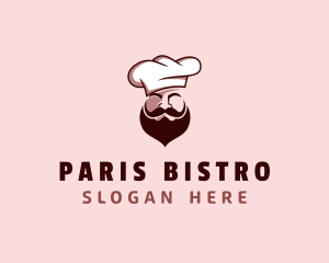 Restaurant Chef Beard logo design