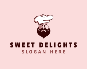 Restaurant Chef Beard logo design