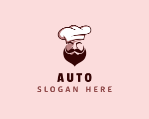 Restaurant Chef Beard logo design