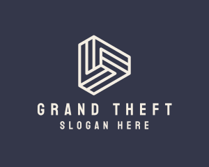 Modern Geometric Triangle Logo