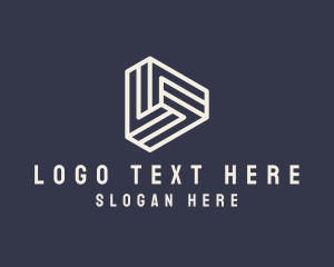 Modern Geometric Triangle Logo