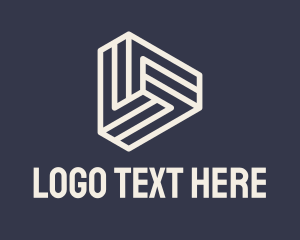 Corporation - Geometric Corporate Triangle logo design