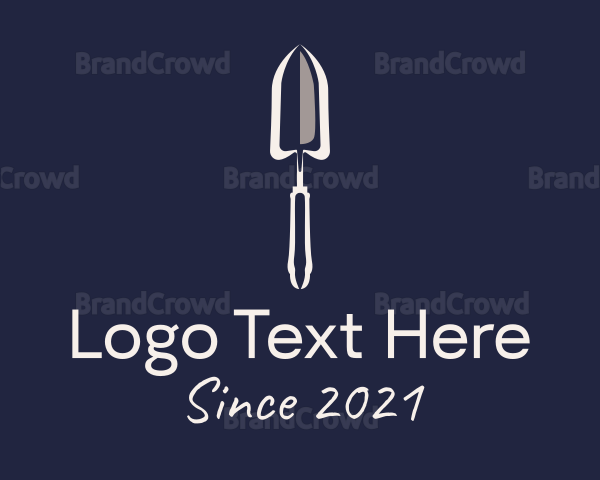 Shovel Garden Tool Logo