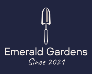 Shovel Garden Tool logo design