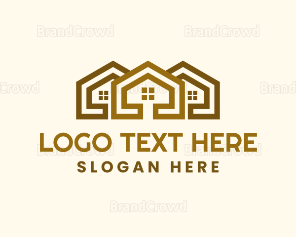 Real Estate Residential House Logo