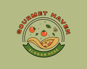 Pizza Restaurant Pizzeria logo design