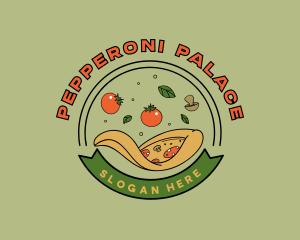 Pepperoni - Pizza Restaurant Pizzeria logo design