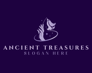 Flower Hand Spa logo design