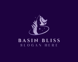 Flower Hand Spa logo design