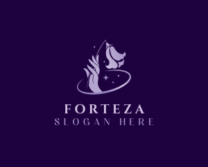 Flower Hand Spa logo design