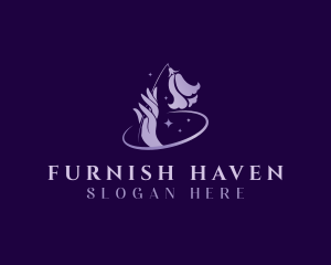 Flower Hand Spa logo design