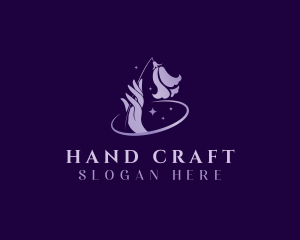 Hand - Flower Hand Spa logo design