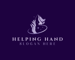 Hand - Flower Hand Spa logo design