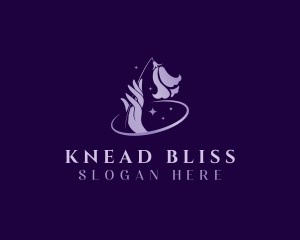 Flower Hand Spa logo design