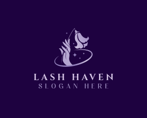 Flower Hand Spa logo design