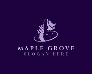 Flower Hand Spa logo design