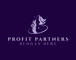 Flower Hand Spa logo design