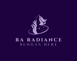 Flower Hand Spa logo design