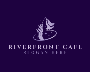 Flower Hand Spa logo design