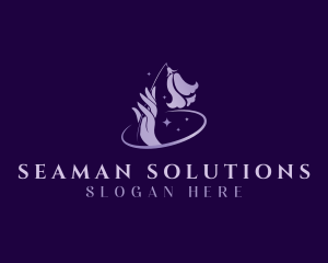 Flower Hand Spa logo design