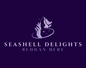 Flower Hand Spa logo design