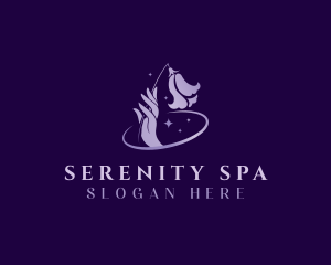 Spa - Flower Hand Spa logo design