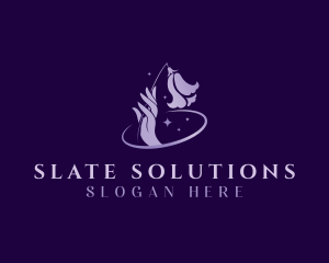 Flower Hand Spa logo design