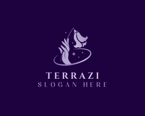 Flower Hand Spa logo design