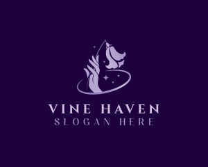 Flower Hand Spa logo design