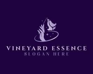 Flower Hand Spa logo design