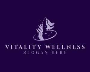 Flower Hand Spa logo design