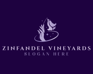 Flower Hand Spa logo design