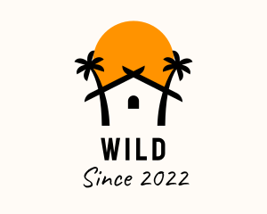 Pool - Vacation Beach Resort logo design