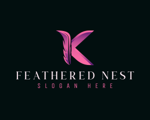 Feather Publishing Letter K Logo