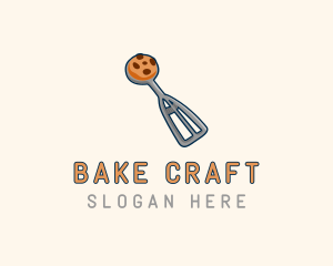 Cookie Baking Scoop logo design